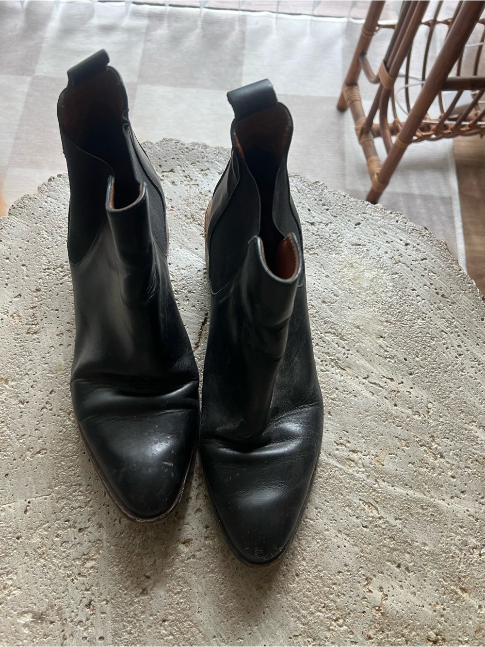 Black everlane Leather Women's Ankle Boots